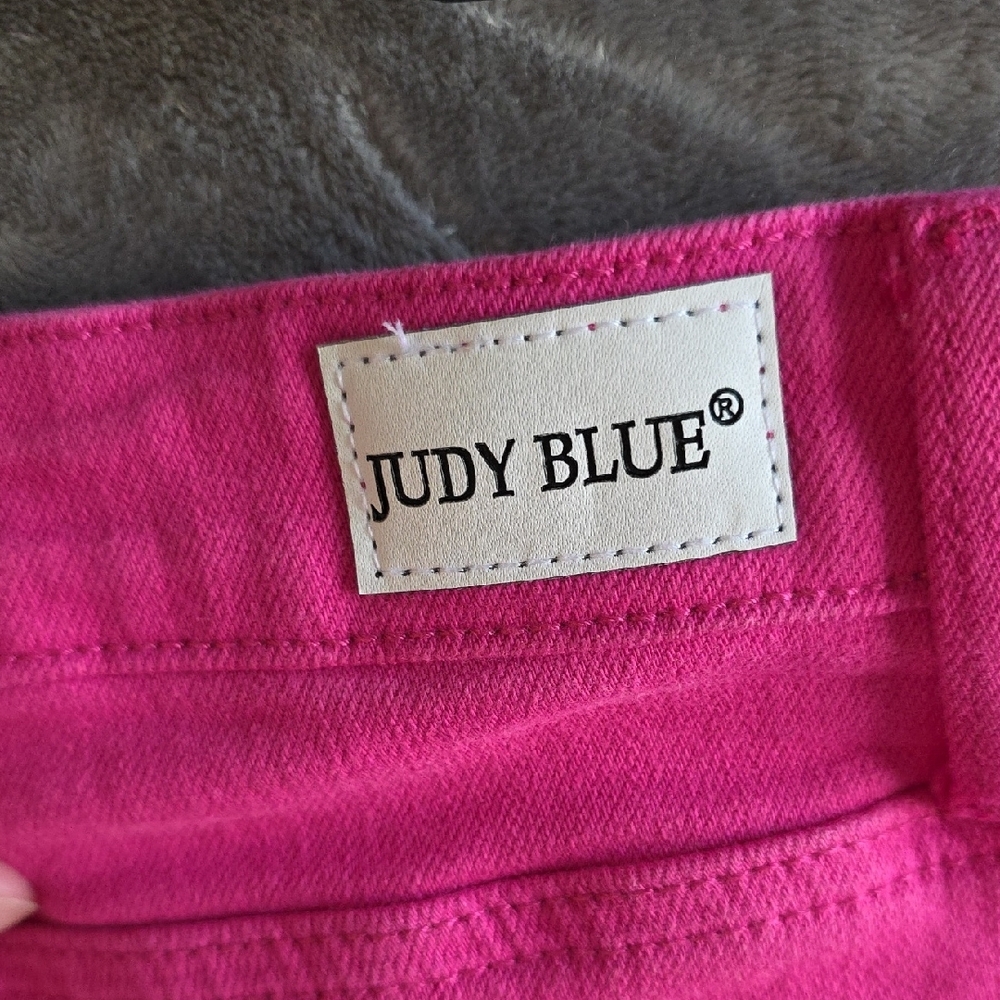 Judy Blue Hot Pink Skinny Jeans - Picture 5 of 10